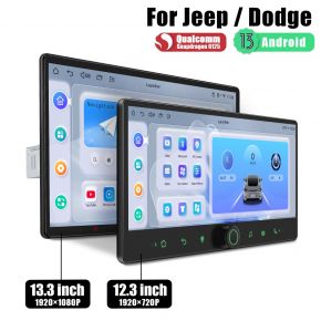 12.3" 13.3" Jeep/Dodge Car GPS