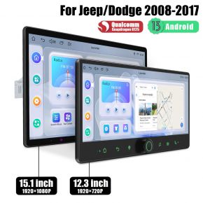 2009-2012 Ram1500 12.3” 15.1” HD Navigation OEM Fit / Retains Factroy Controls /Infinity /Alpine/ Boston Amp 