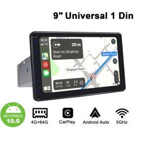 10.0 Single Din Car Radio with 9"