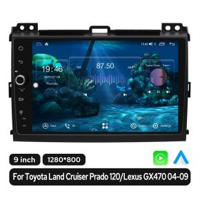 9" prado radio