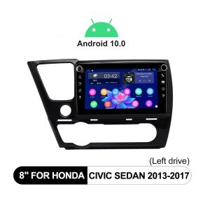 Joying 8 Inch Android GPS Stereo For Honda Civic Sedan 2013-2017 Supports Carplay
