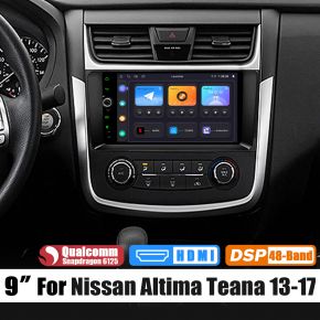 Joying 9 Inch Aftermarket Radio for Nissan Altima Teana 2013-2017 With DSP System