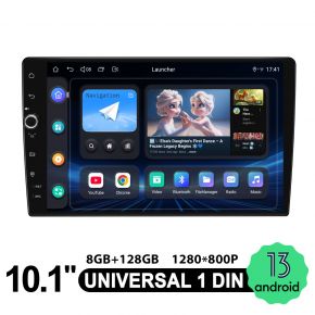 10.1" Single Din Radio