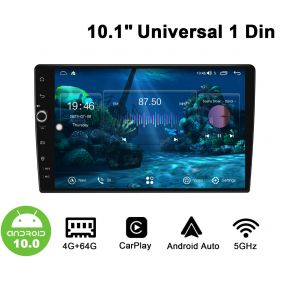  10.1" Single Din Radio