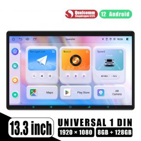 13.3" Car Stereo 1 Din