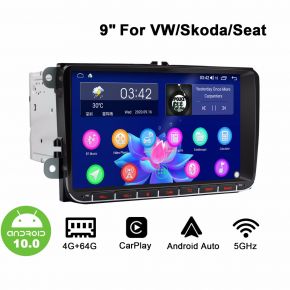 For Volkswagen Polo 2009-2020 Plug And Play 9 inch Android 12 Car Stereo  Radio 