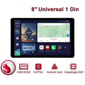 8" Single Din Radio