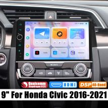 Joying Android 10.0 Autoradio Head Unit with Built-in DSP for Honda Civic  2012-2015