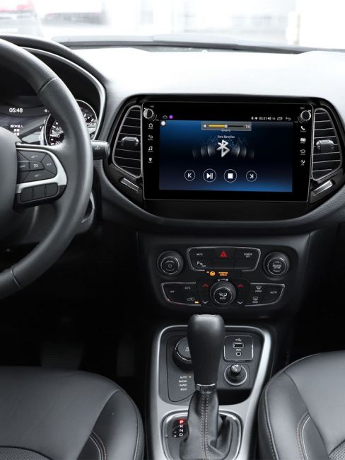 ajedrez Lágrima profesional Jeep Compass 2017-2019 Plug And Play 9 Inch Android 10.0 Stereo Upgrade  With Built-In DSP