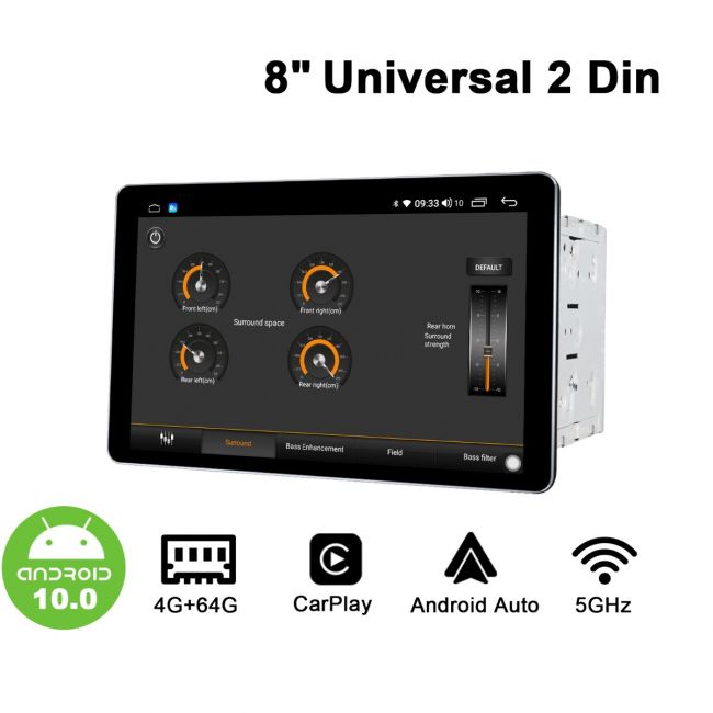 Joying 8 Inch Double Din Android Auto Head Unit With 1280X800 Full