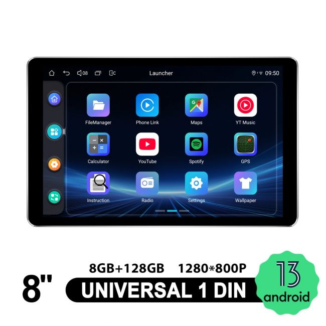やよいんぐ Joying Android 8 Inch Single Din Car Music Stereo Support
