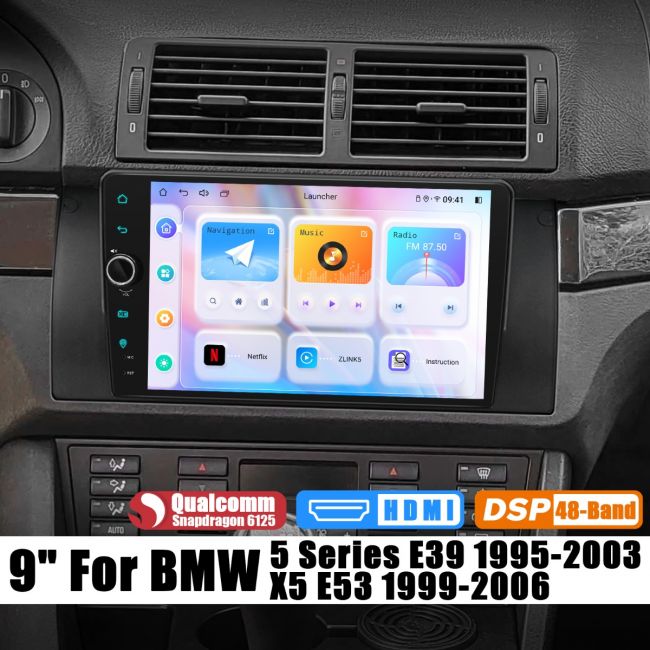Radio navegador Android 7 para E46 BMW con HDMI WiFi 