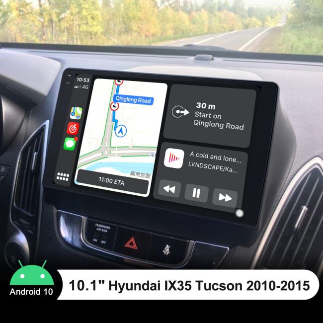 Joying Android 10 0 Octa Core Car Gps Navigation System For Hyundai Ix35 Tucson 2010 2015