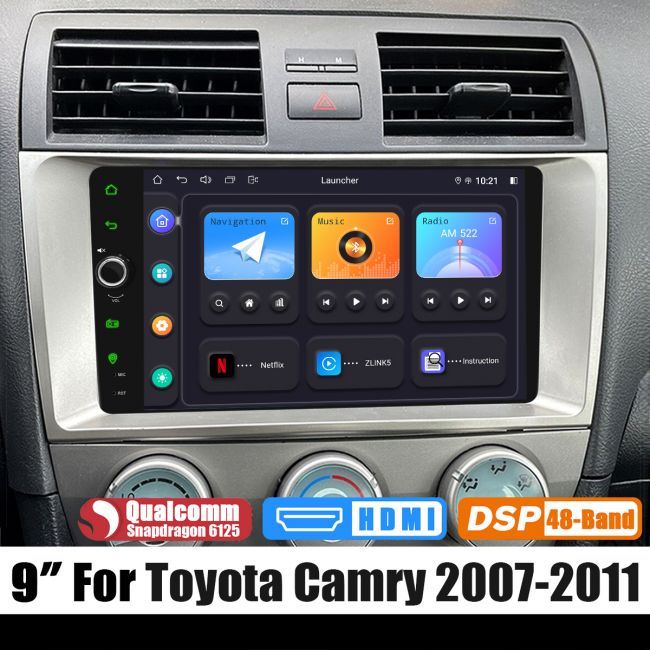Joying New 8 Inch Android Car Stereo For Toyota Camry Aurion 2007-2011