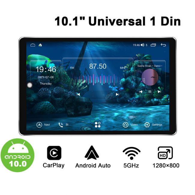 Best 10.1 Inch single din 4G Car Radio Android 10 Head Unit