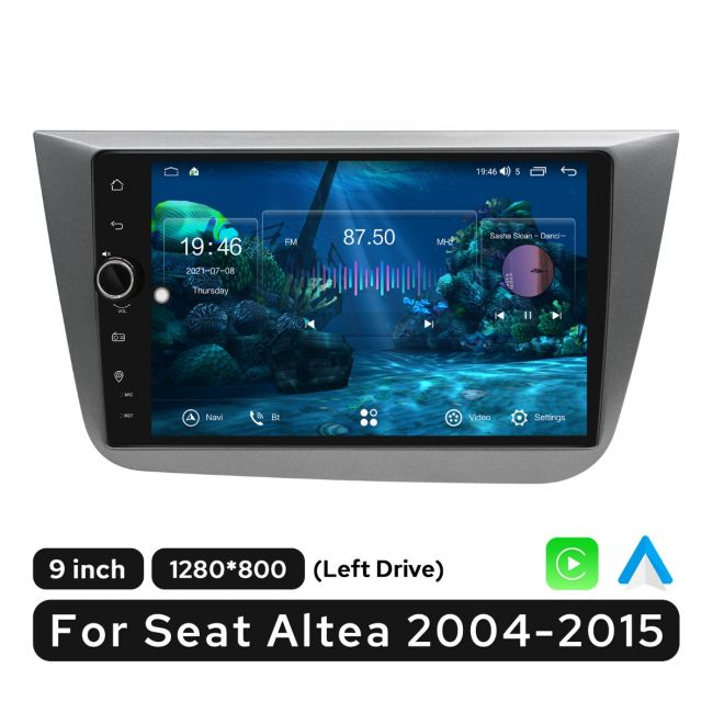 JOYING New Arrival Car Stereo for Seat Altea 2004-2015 with 9 Inch Screen
