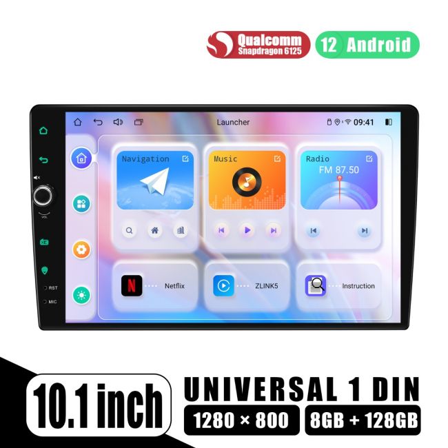 JOYING Newest 11.6 Double Din Car Radio 8GB+128GB Built-in Android Auto and  CarPlay