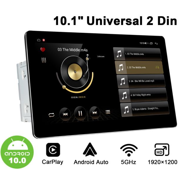 schetsen ademen Augment Newest High Resolution 1920*1200 Android 10.1" Double Din Car Radio