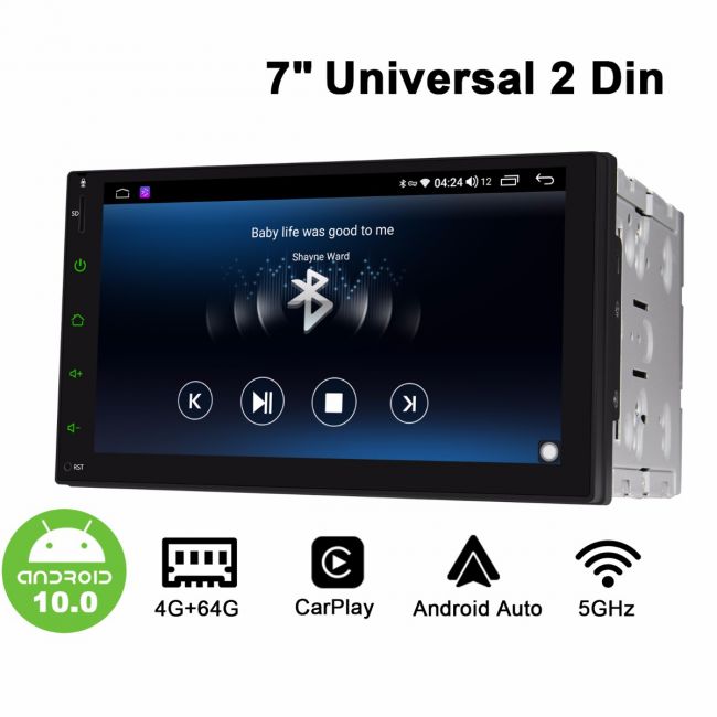 XTRONS 6.1 Inch Single Din Head Unit for Fiat Punto Linea MirrorLink Android 9.0 Car Stereo Bluetooth Radio GPS Navigation Supports CarAutoPlay Plug&Play 1080P Video TPMS DVR DAB 