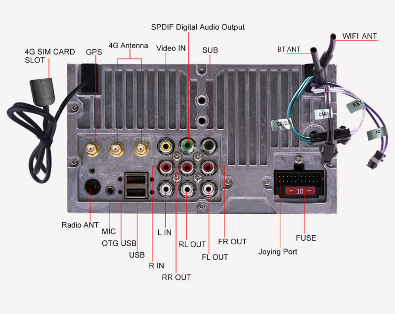 How to connect the 9853i back wires and keep the steering wheel control?