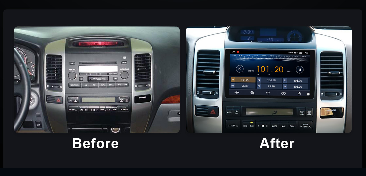 For Toyota Lexus GX470 2004-2009 9" 4+64GB1.8GHz Android 10.0 Car Stereo DSP BT | eBay