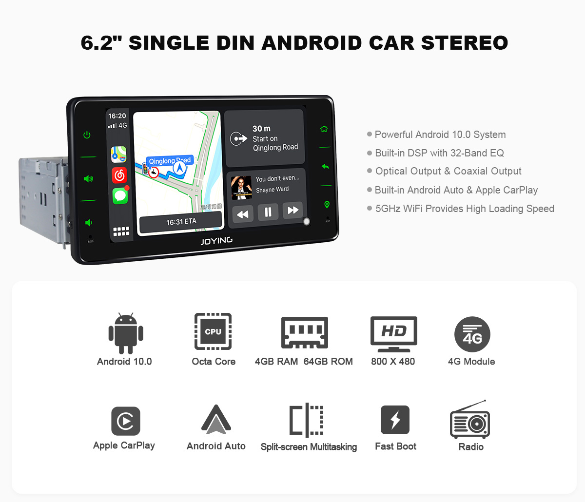 4G WiFi GPS Car Stereo