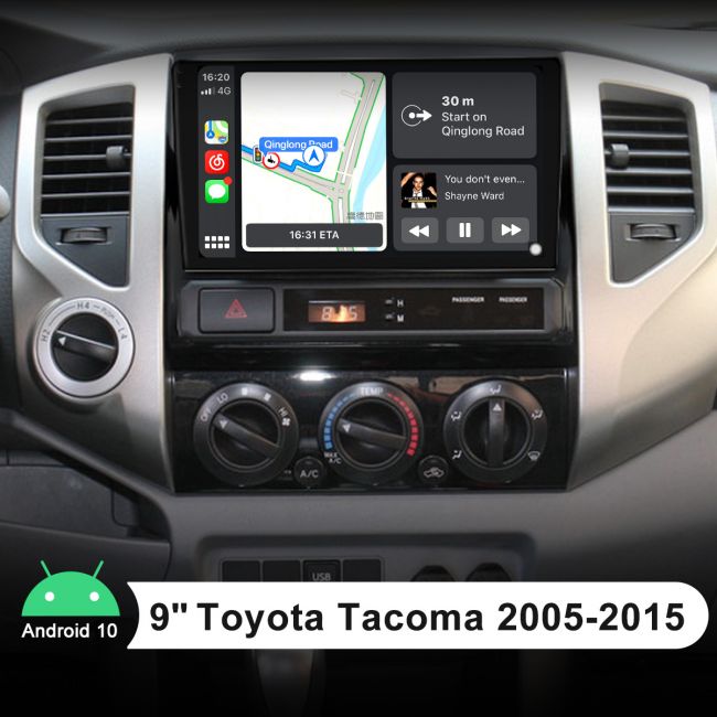 Newest Android 10 0 9 Inch Android Head Unit For Toyota Tacoma 2005 2015 Apple Carplay